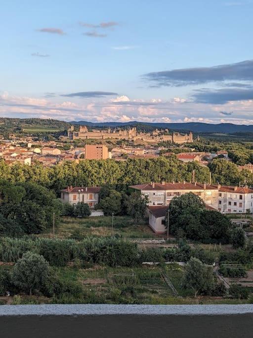 Appartment - Vue Imprenable Sur La Cite Medievale - Parking Gratuit - Climatise Καρκασόν Εξωτερικό φωτογραφία